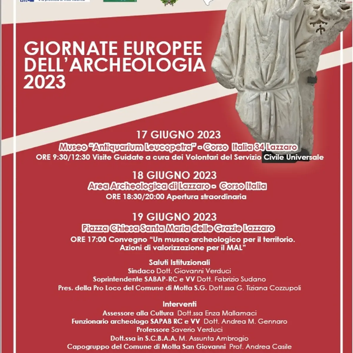 Lazzaro, convegno in piazza per la valorizzazione del Museo Archeologico Leucopetra
