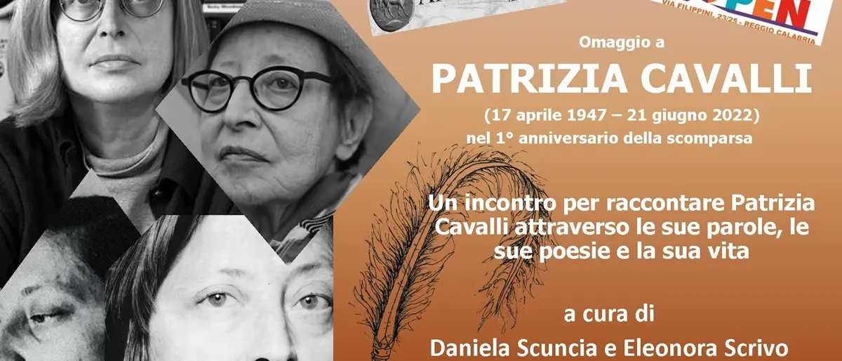 Reggio, omaggio a Patrizia Cavalli nel primo anniversario della sua scomparsa