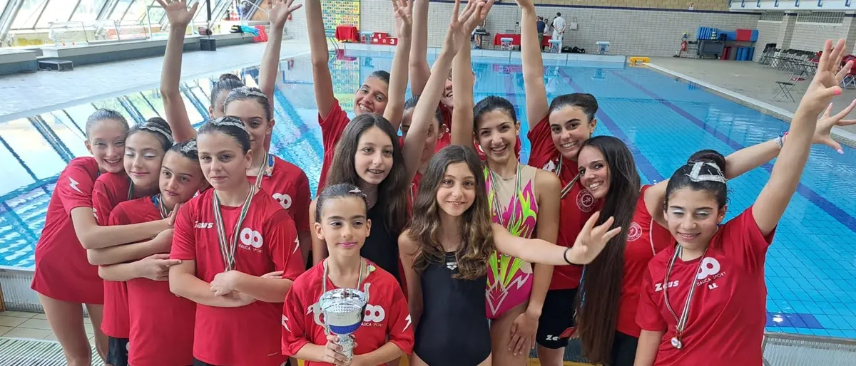 Nuoto sincronizzato a Reggio, ottimi risultati ai Campionati Regionali per l’Italica Sport