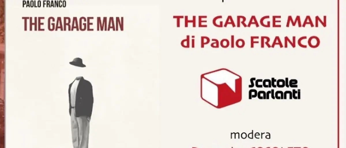Reggio, Paolo Franco presenterà il suo libro The garage man nell'area Griso Laboccetta