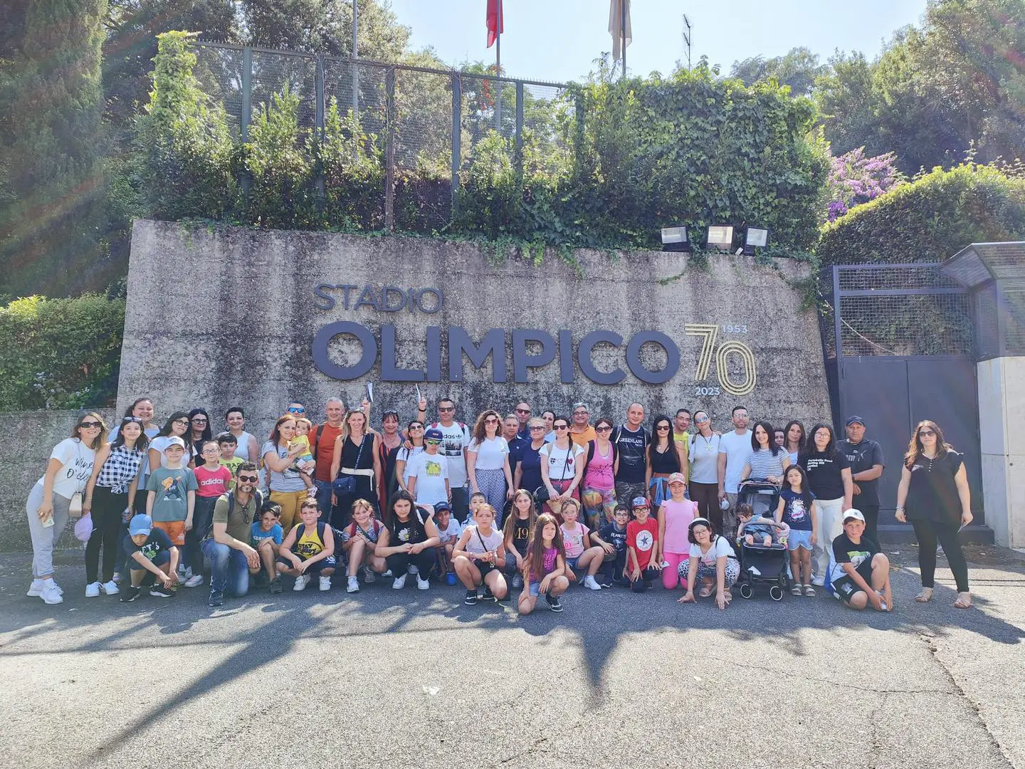 I partecipanti al progetto Reggio Resiliente “I Love Sport” in visita da Papa Francesco