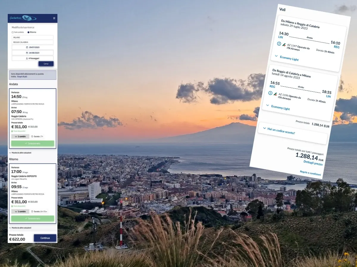 Estate e vacanze, Reggio fa rima con miraggio: per arrivare in città ci vuole uno stipendio