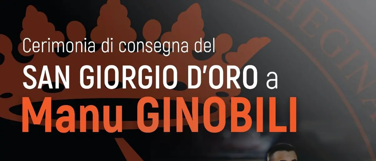 Reggio, a Palazzo San Giorgio la cerimonia di consegna del San Giorgio d'Oro a Manu Ginobili