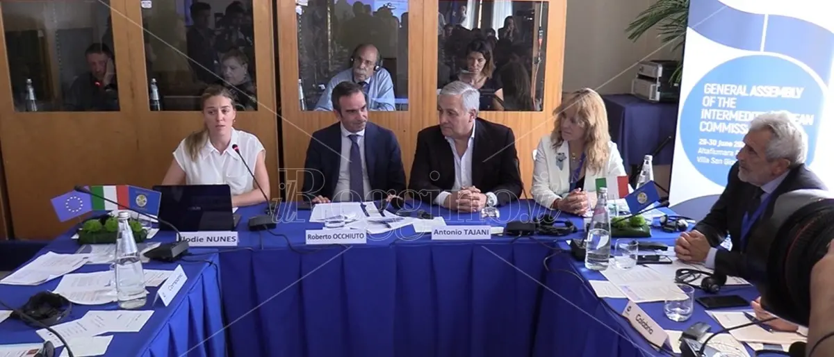 Commissione Intermediterranea a Villa, Roberto Occhiuto eletto presidente: «Serve una strategia comune»