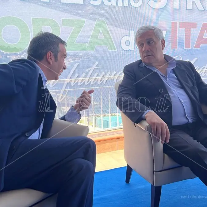 Villa San Giovanni, Tajani: «Il ponte sullo Stretto è forza dell'Italia e chiave nel futuro del Mediterraneo»