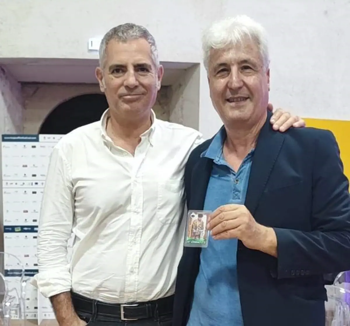 Reggio, Luca Manfredi, figlio dell'indimenticabile Nino, socio onorario dell'associazione \"Incontriamoci Sempre\"