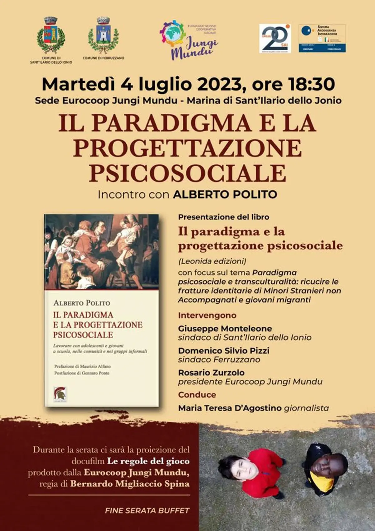 Sant'Ilario dello Ionio, \"Paradigma sociale e transculturalità\": incontro con lo psicologo Alberto Polito