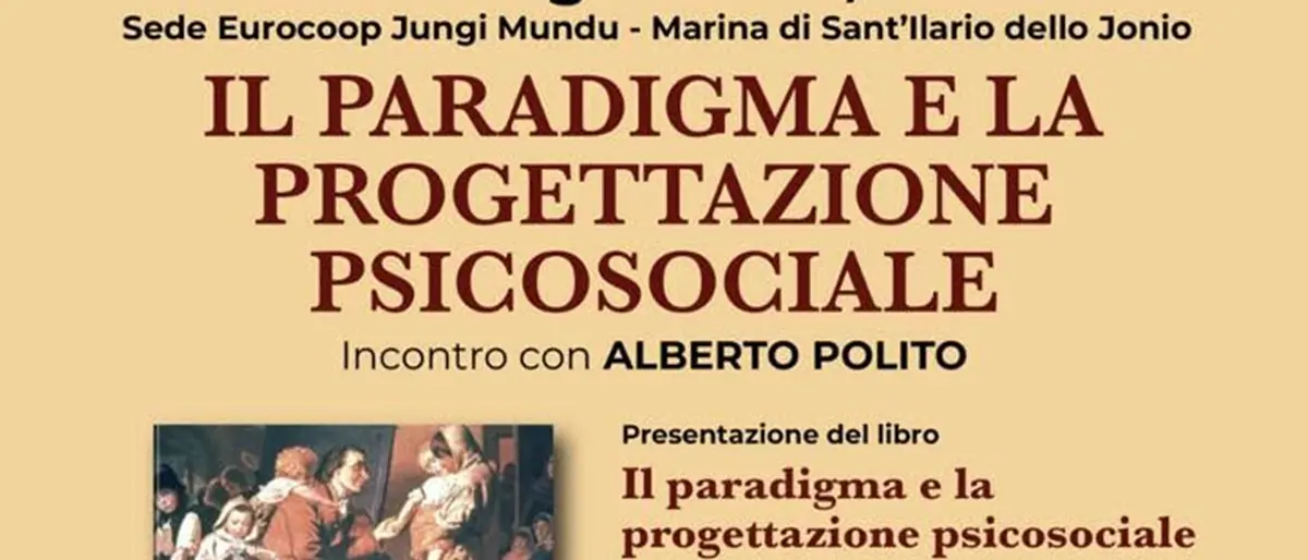 Sant'Ilario dello Ionio, \"Paradigma sociale e transculturalità\": incontro con lo psicologo Alberto Polito