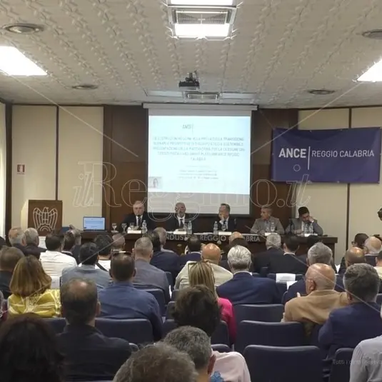 Reggio, Ance presenta una piattaforma di cessione dei crediti per ridare ossigeno alle imprese - VIDEO