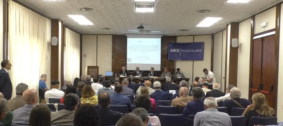 Reggio, Ance presenta una piattaforma di cessione dei crediti per ridare ossigeno alle imprese - VIDEO