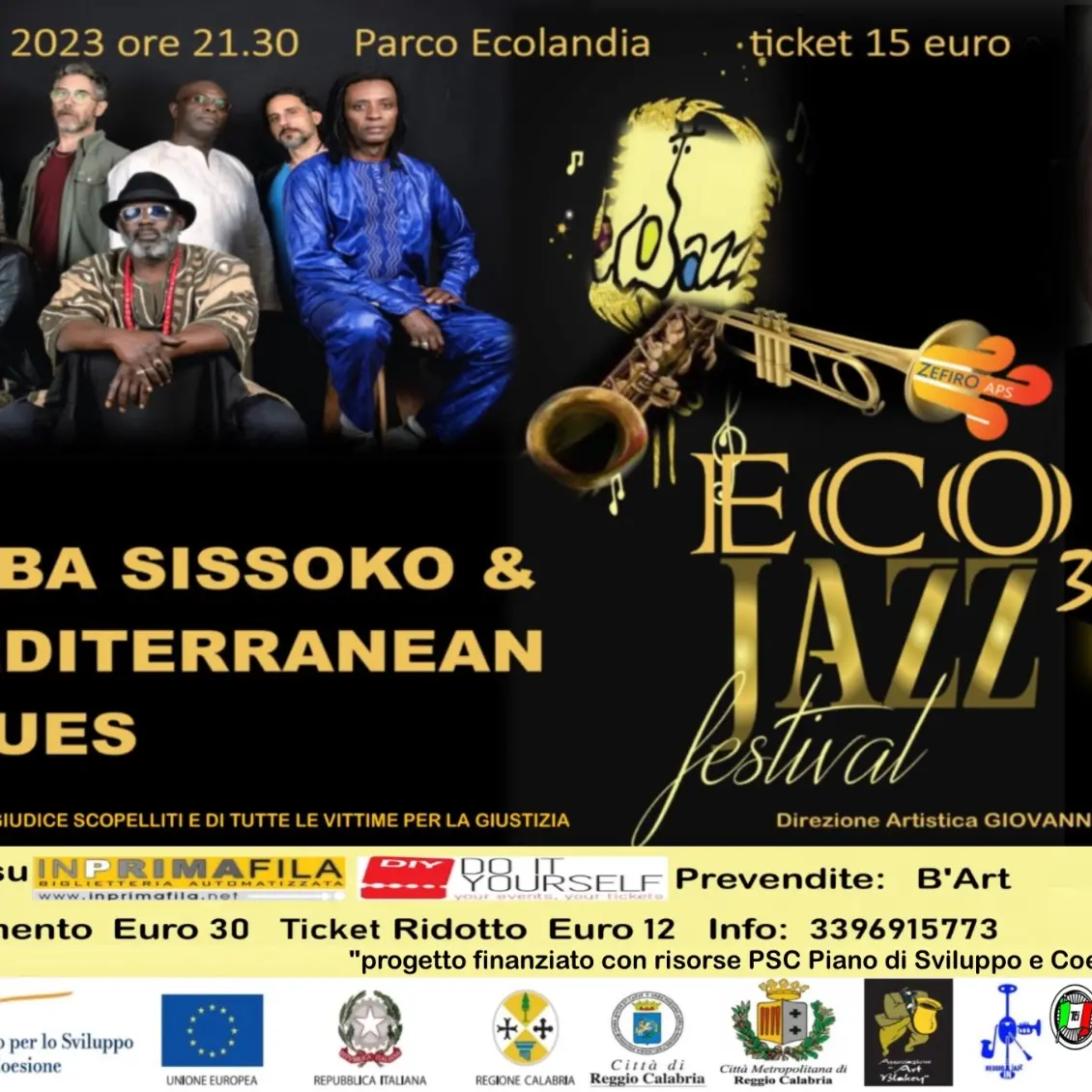 Reggio, al via la 31esima edizione di Ecojazz Festival