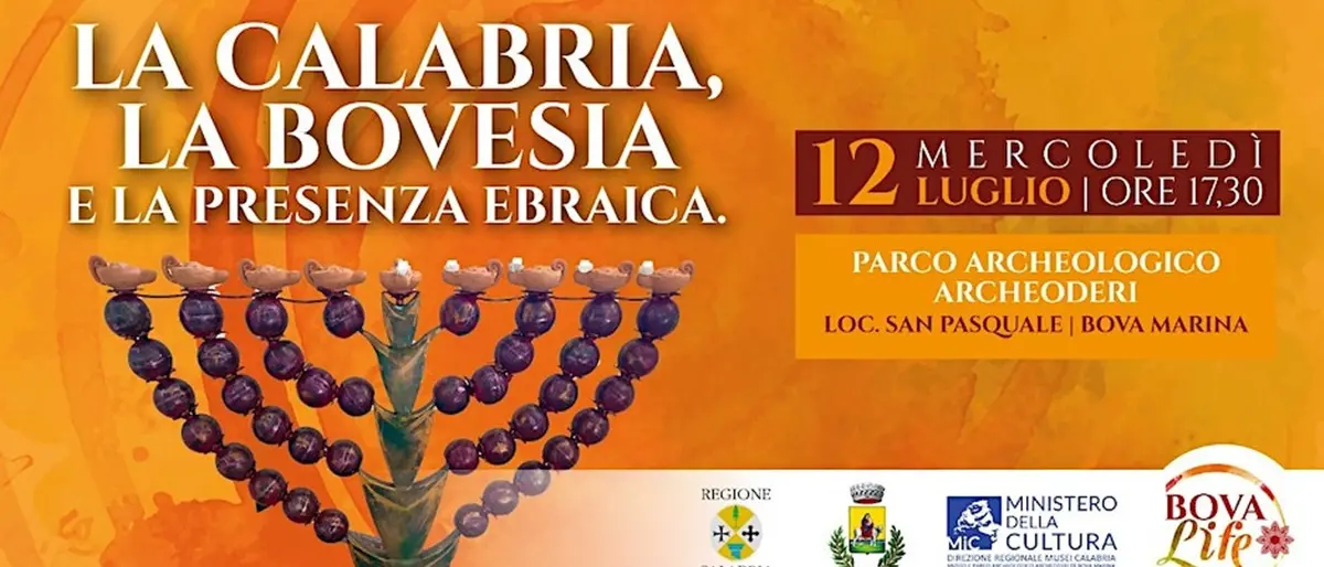 Bova Marina, al Parco Archeologico il convegno \"La Calabria, la Bovesia e la presenza Ebraica\"
