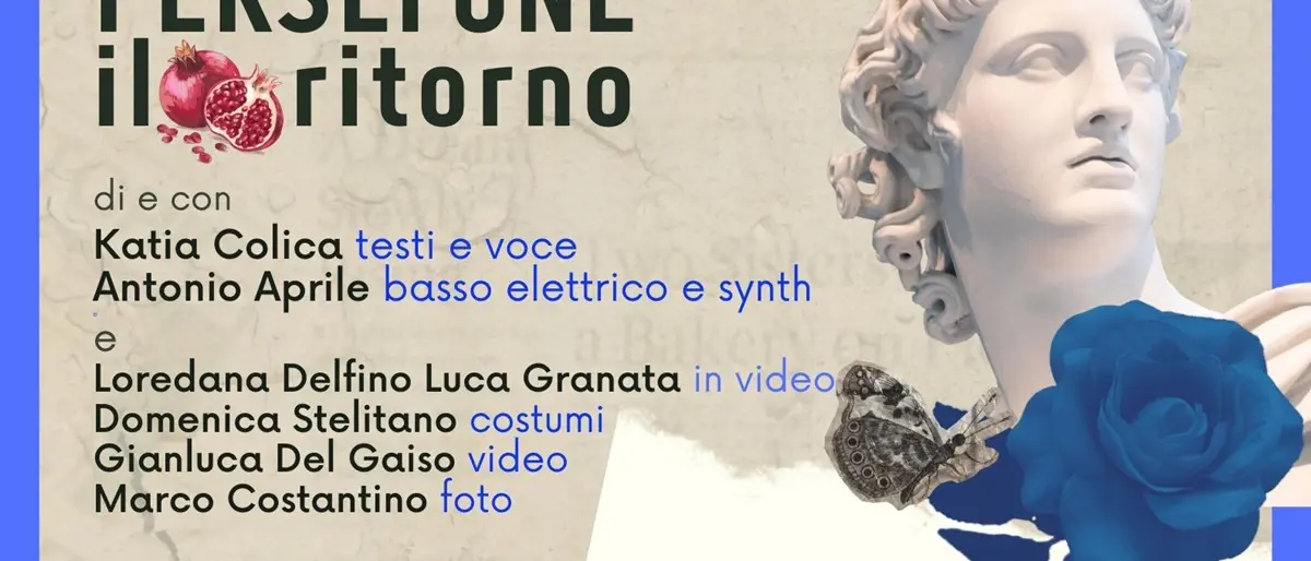 Palmi, \"Persefone. Il ritorno\" rappresenterà Balenando in Burrasca Reading Festival