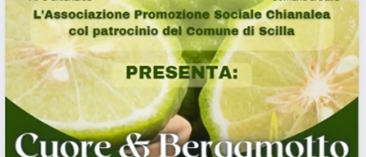 Scilla, nella Piazzetta della Chiesa il convegno dal titolo “Cuore & Bergamotto”