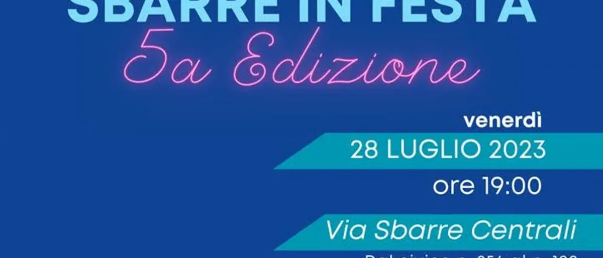 Reggio, con l'Estate Reggina torna l'appuntamento \"Sbarre in Festa\"