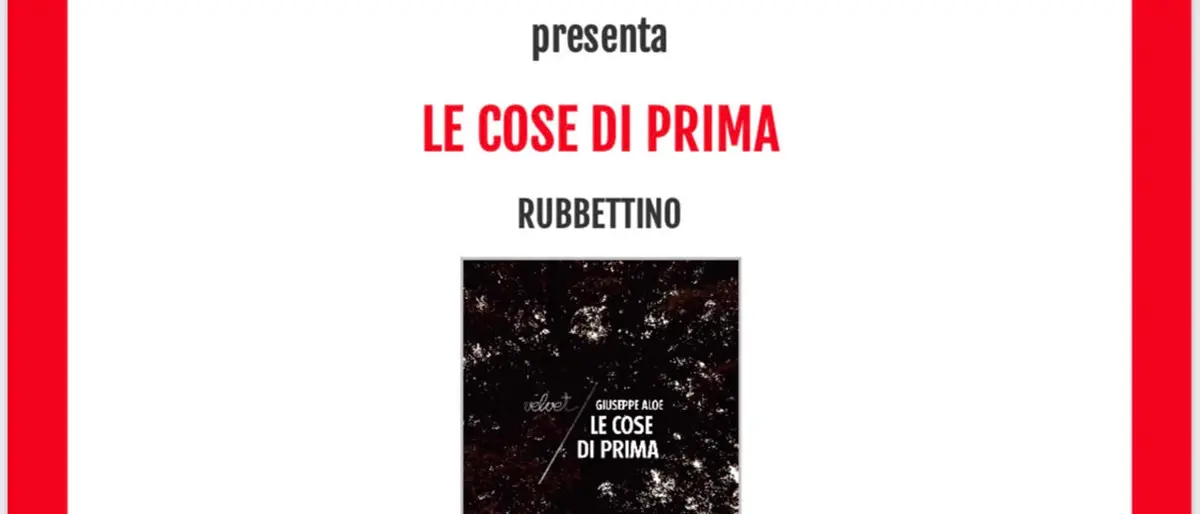 Siderno, Giuseppe Aloe presenta il suo nuovo romanzo \"Le cose di prima\"