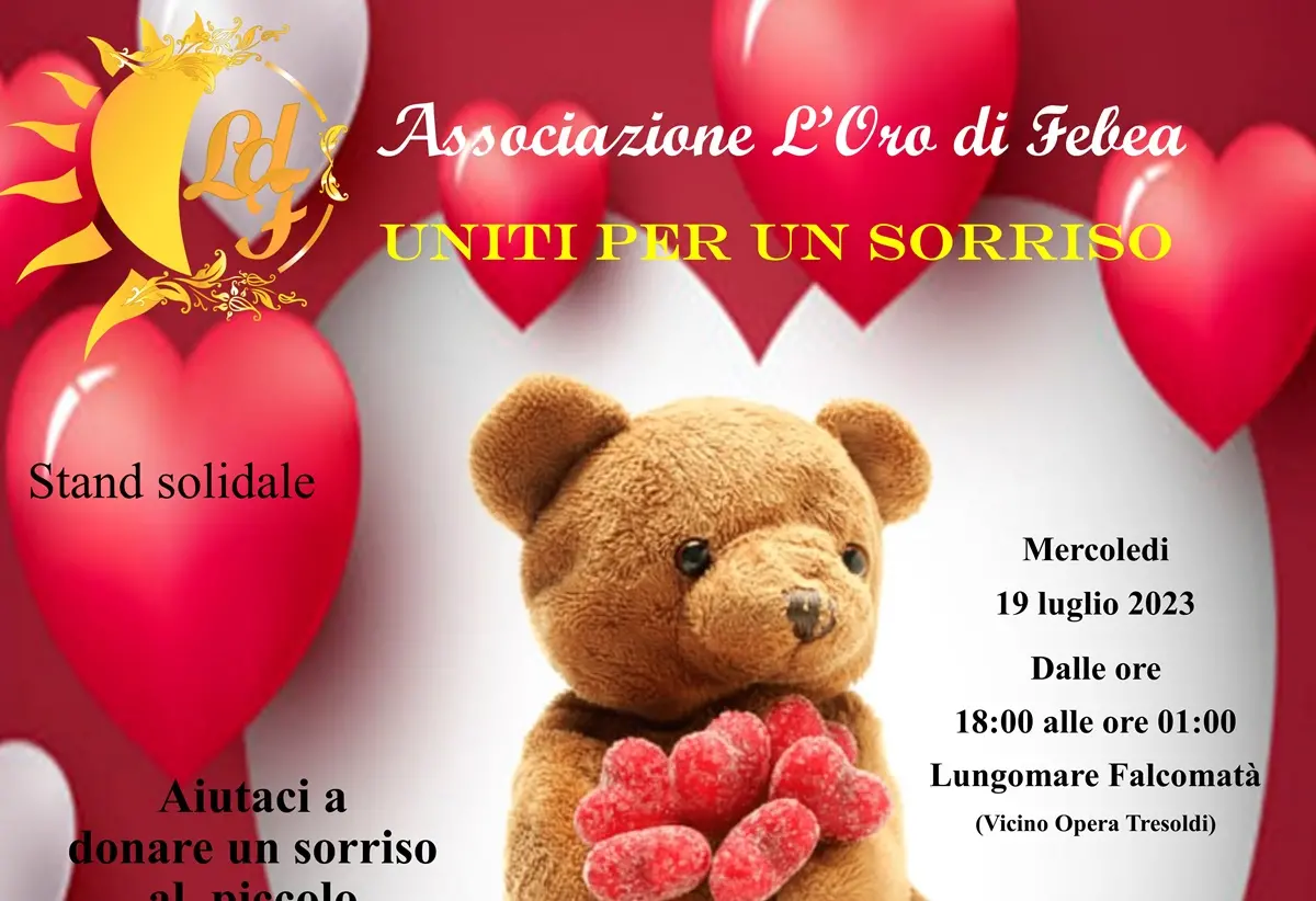Reggio, serata di beneficienza \"Uniti per un sorrico\" dell'associazione \"L'oro di Febea\"