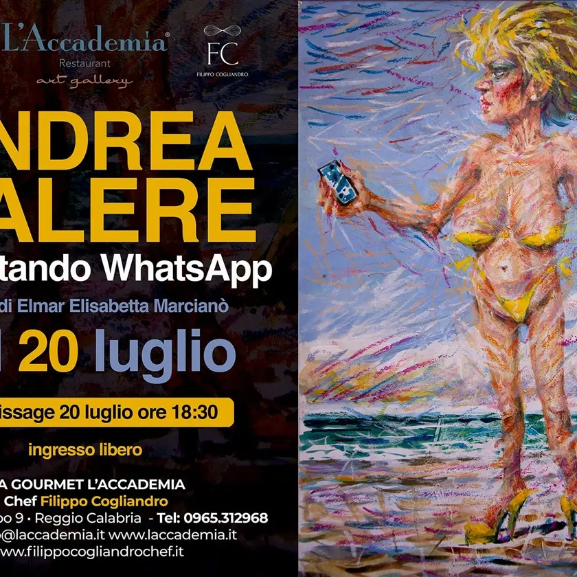 Reggio, personale del maestro Andrea Valere