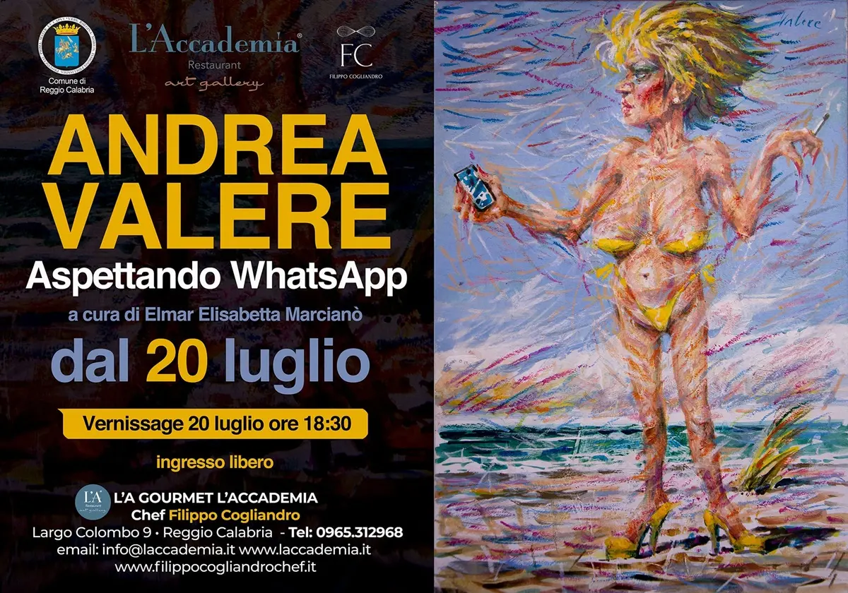 Reggio, personale del maestro Andrea Valere