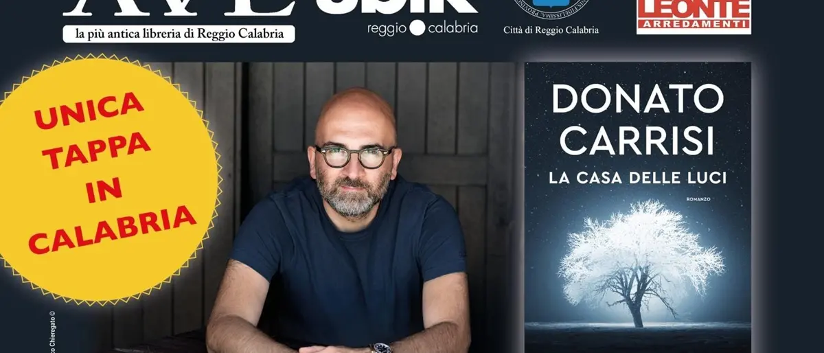Reggio, presentazione del thriller di Donato Carrisi \"La casa delle luci\"