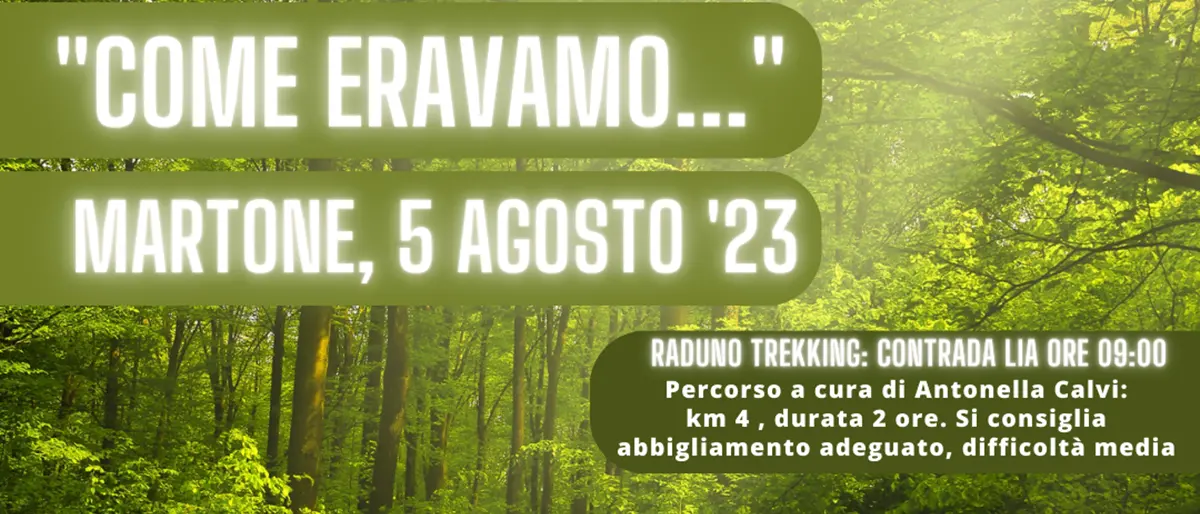 Martone, ultimo appuntamento della Pro Loco dedicato al territorio di Crini