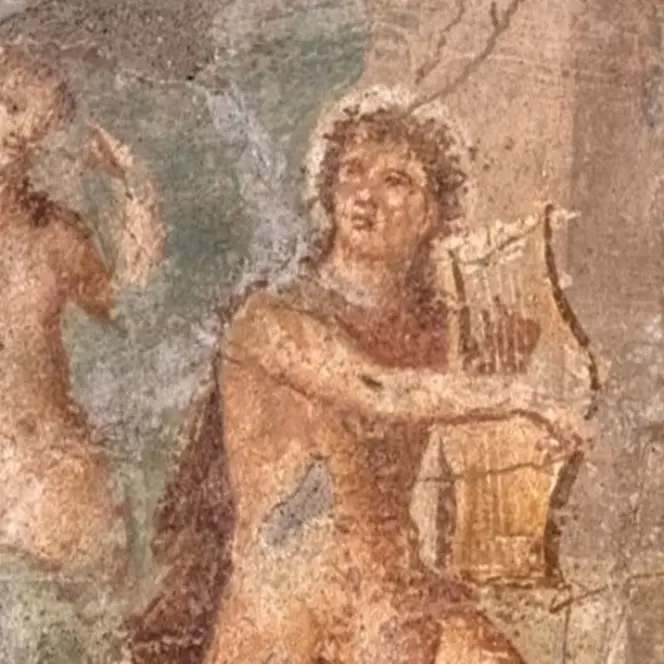 Reggio, l’affresco pompeiano con Apollo e Dafne in mostra al Museo Archeologico Nazionale