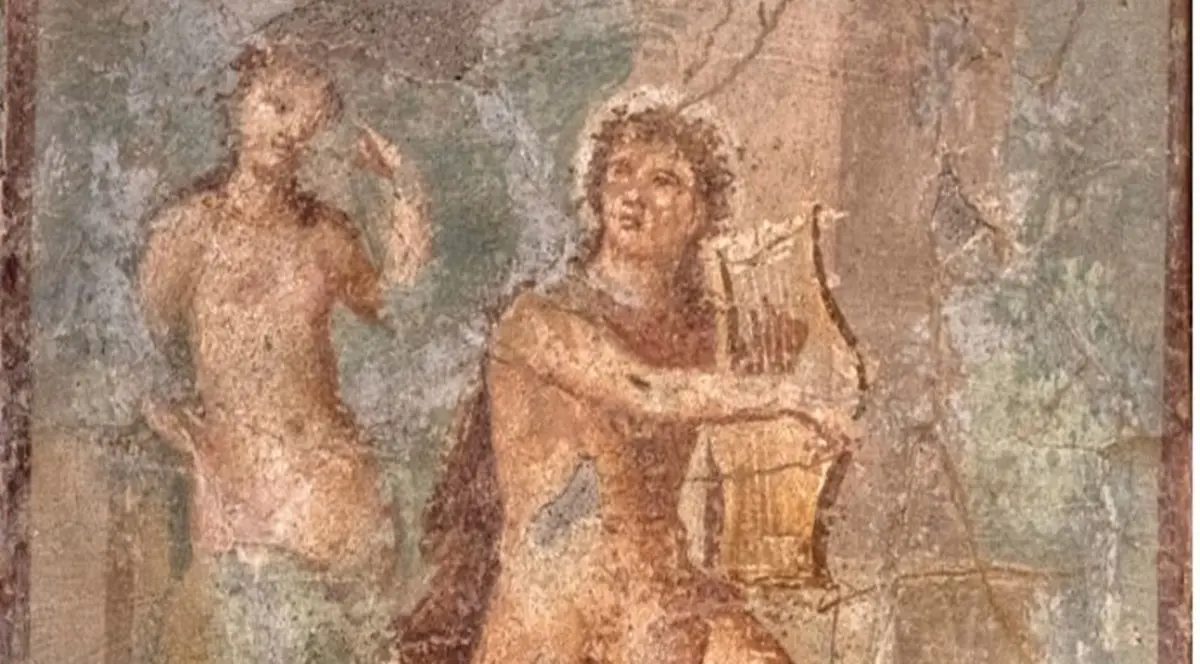 Reggio, l’affresco pompeiano con Apollo e Dafne in mostra al Museo Archeologico Nazionale