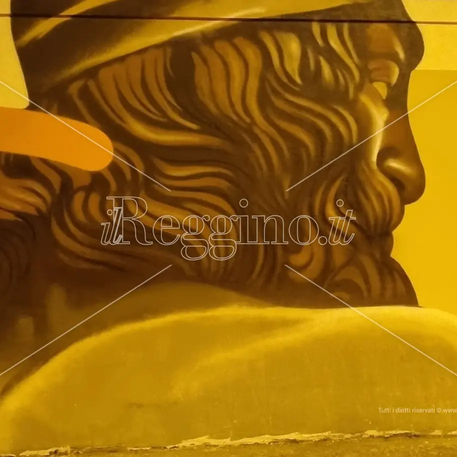 Murales Bronzi di Riace, Princi: «Un'opera nell'opera» - FOTOGALLERY