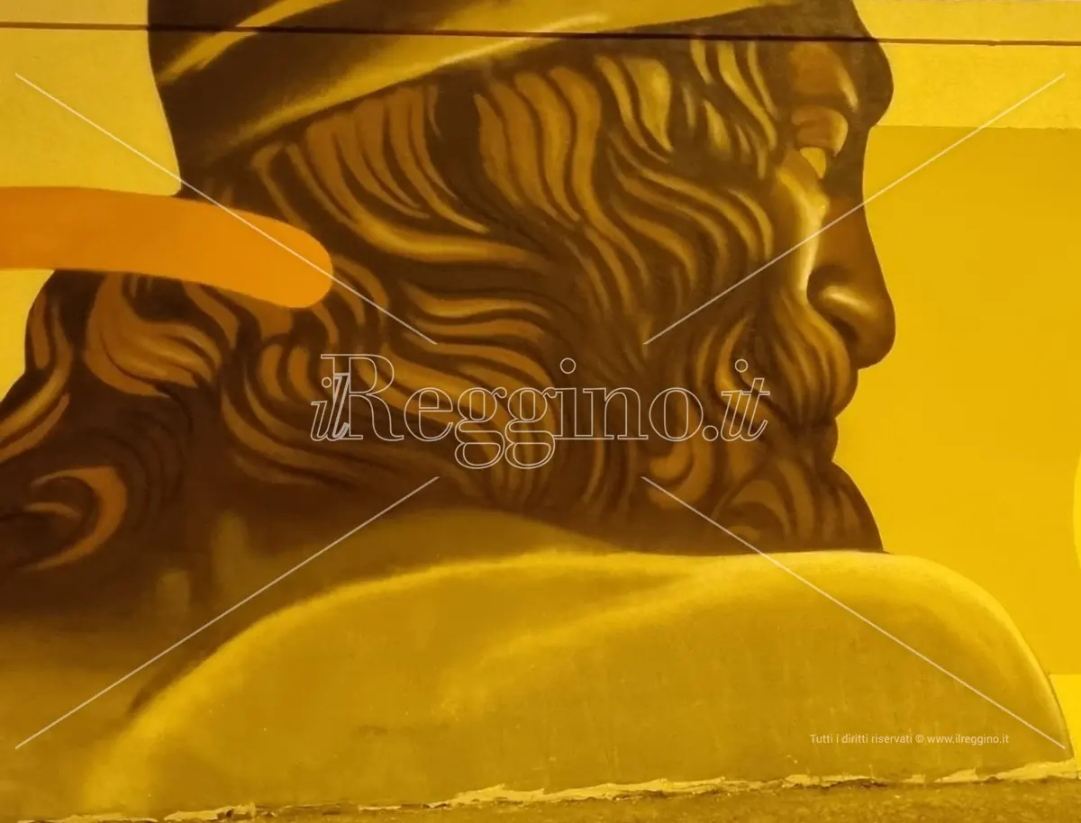Murales Bronzi di Riace, Princi: «Un'opera nell'opera» - FOTOGALLERY