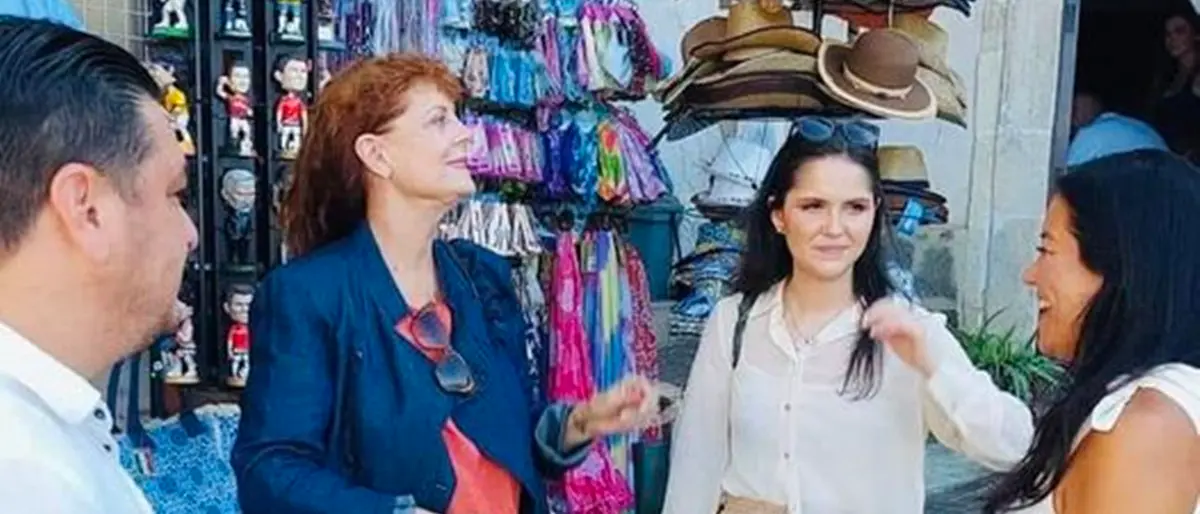 Il Premio Oscar Susan Sarandon per le vie di Scilla e Chianalea