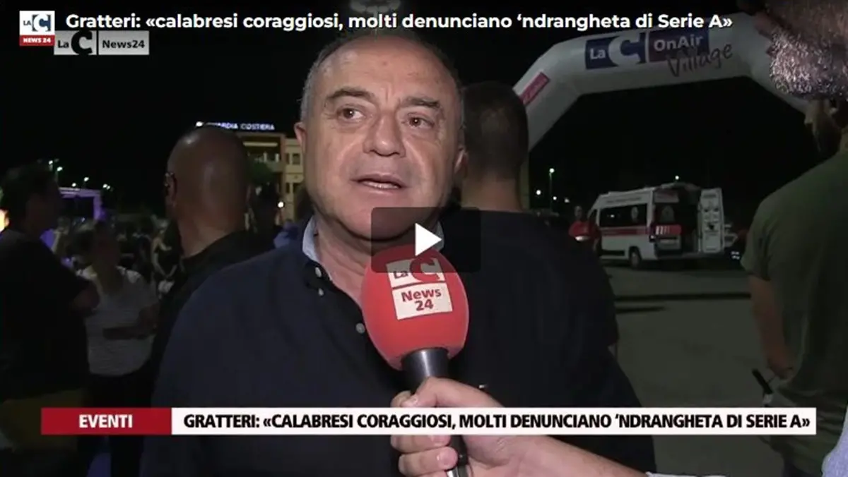 Gratteri all’evento di Vibo promosso da LaC: «Calabresi coraggiosi, hanno denunciato ’ndranghetisti di serie A»