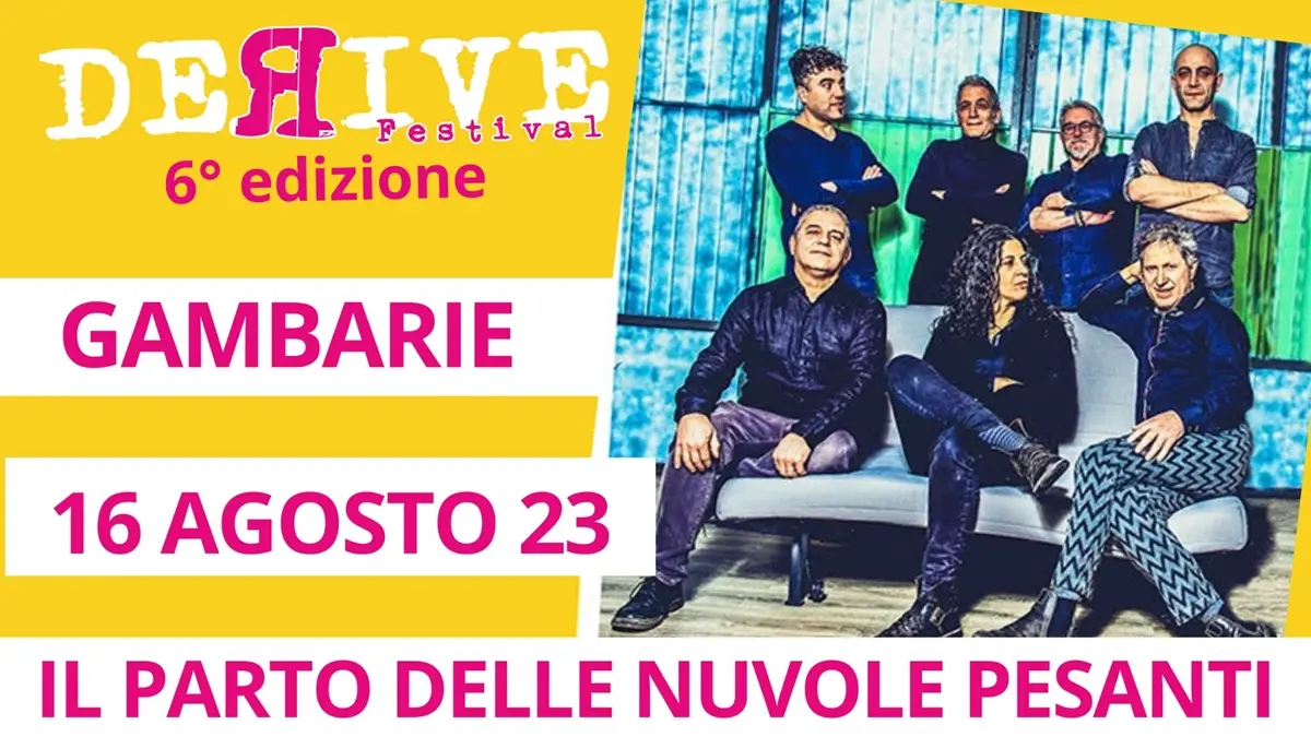 Derive Festival, a Santo Stefano d'Aspromonte il live del \"Parto delle nuvole pesanti\"