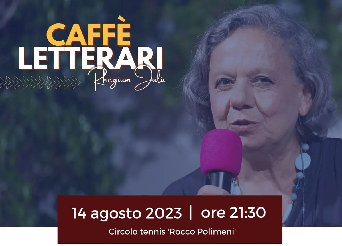 Reggio, il \"Caffè Letterario\" del Rhegium con la giornalista e scrittrice Annarosa Macrì