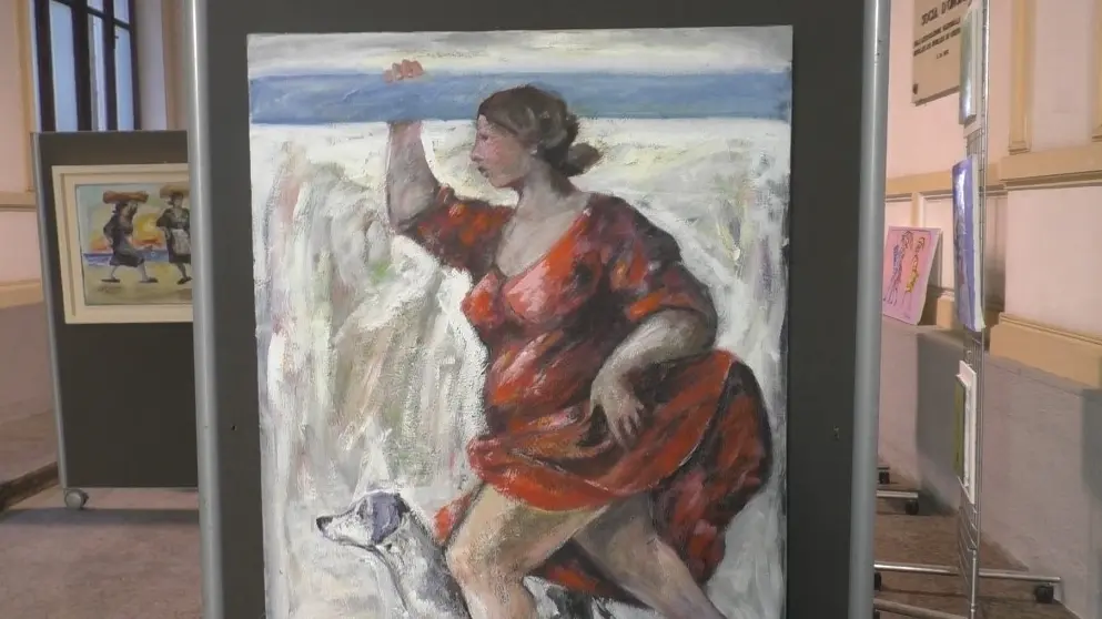 Reggio: desideri, emozioni e domande nelle tele di Michele Praticò - VIDEO E FOTOGALLERY