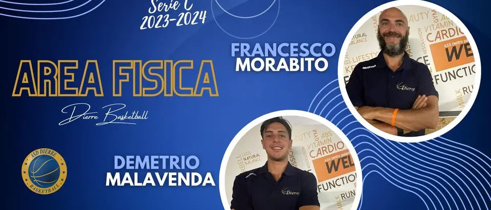 Basket a Reggio, Dierre: Morabito e Malavenda tandem vincente per la preparazione fisica