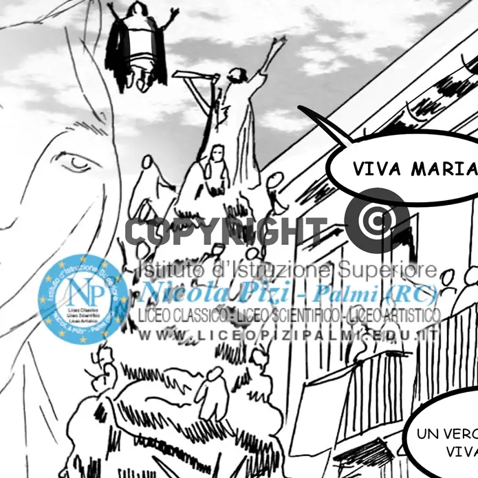 Palmi, gli studenti dell'istituto Pizi omaggiano la Varia con una storia a fumetti