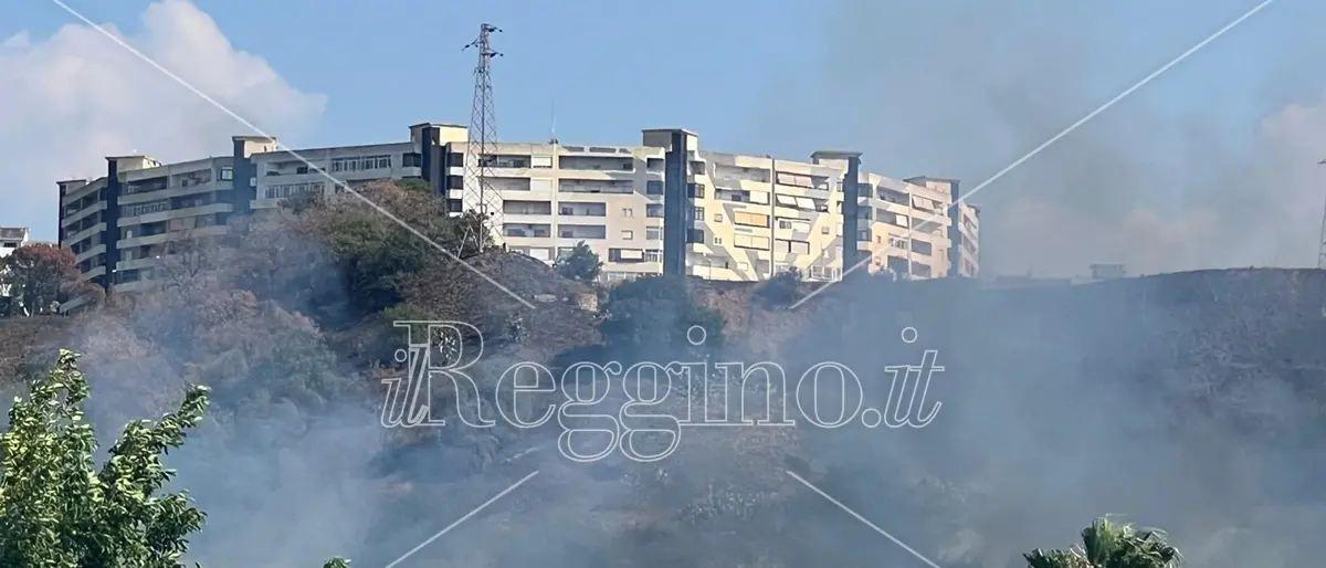 Da Arghillà fino a Bocale, sono una decina gli incendi nel Reggino