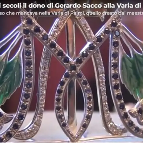 Varia di Palmi, consegnata dal Maestro Orafo Gerardo Sacco la tiara per l’animella