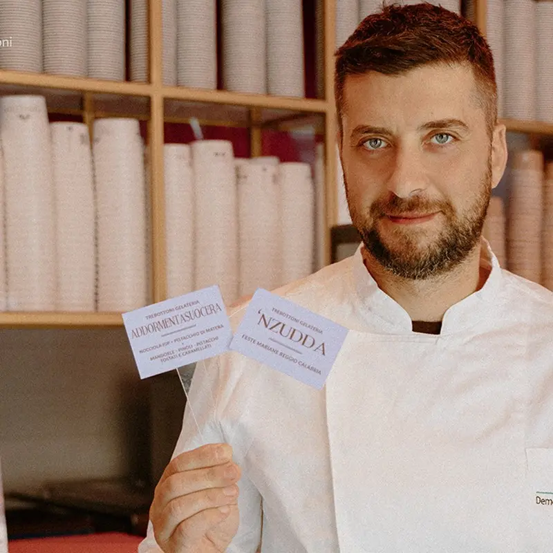 \"Nzudda\" e \"Addormentasuocera\" i nuovi gusti di gelato per celebrare le feste mariane