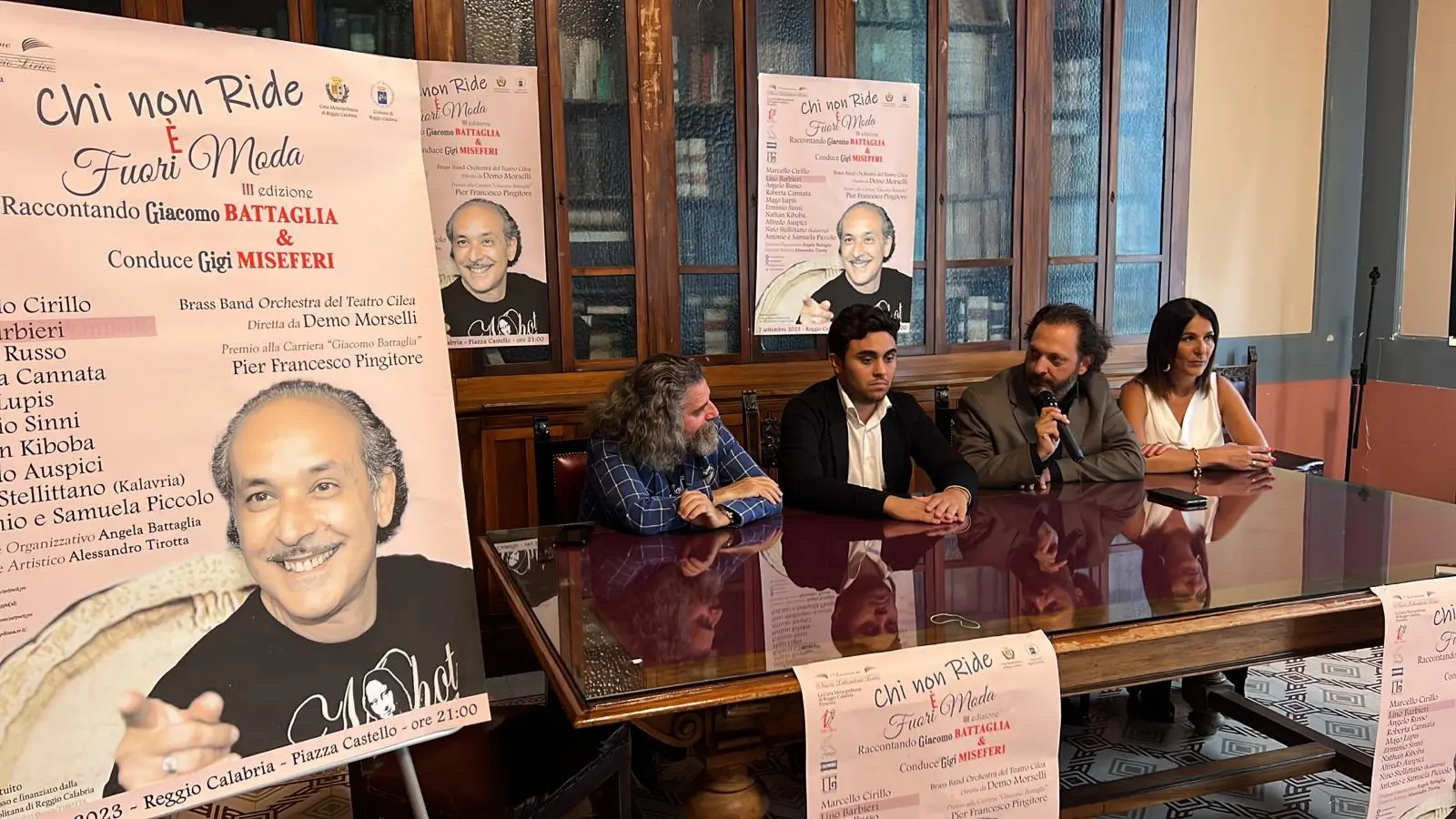 Reggio ricorda e racconta Giacomo Battaglia: si rinnova la tradizione con \"Chi non ride è fuori moda\"