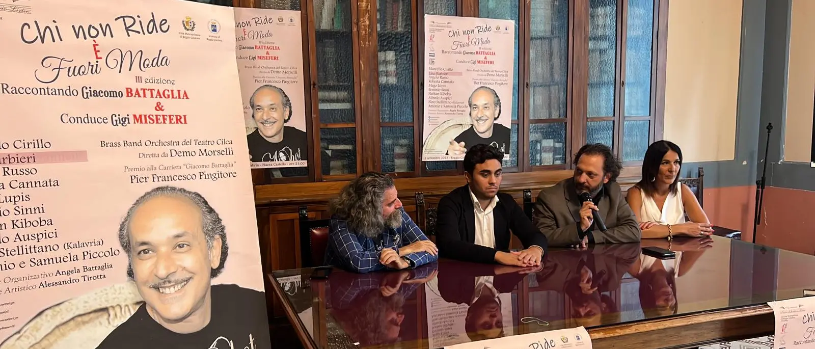 Reggio ricorda e racconta Giacomo Battaglia: si rinnova la tradizione con \"Chi non ride è fuori moda\"