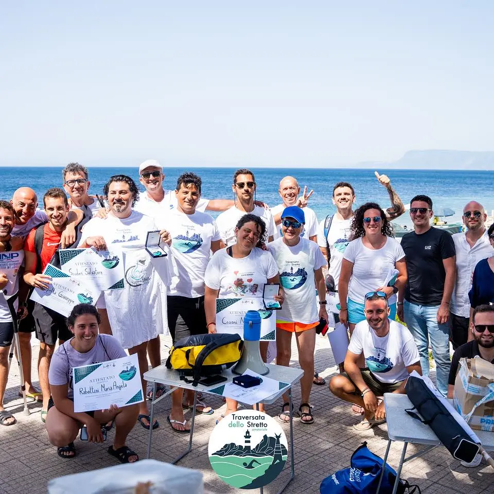Traversata dello Stretto amatoriale, concluso un evento di sport all'insegna dell'inclusione