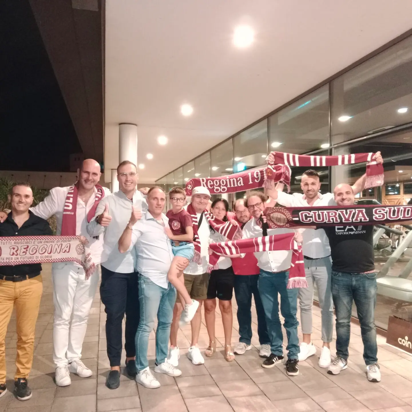 Dal Triveneto con l'amaranto nel cuore: il gruppo \"Identità Reggina\" si è riunito a Vicenza