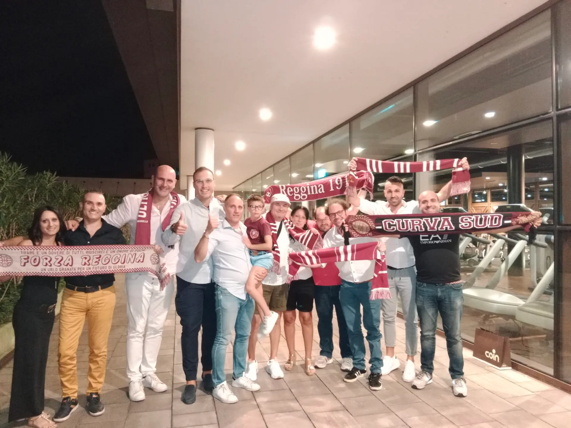 Dal Triveneto con l'amaranto nel cuore: il gruppo \"Identità Reggina\" si è riunito a Vicenza