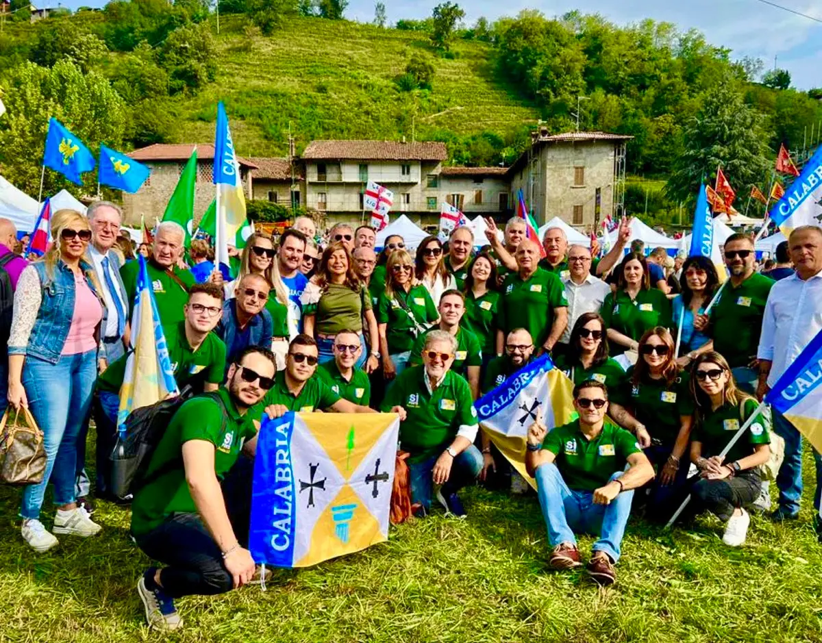Raduno di Pontida, la Lega promuove le eccellenze gastronomiche calabresi