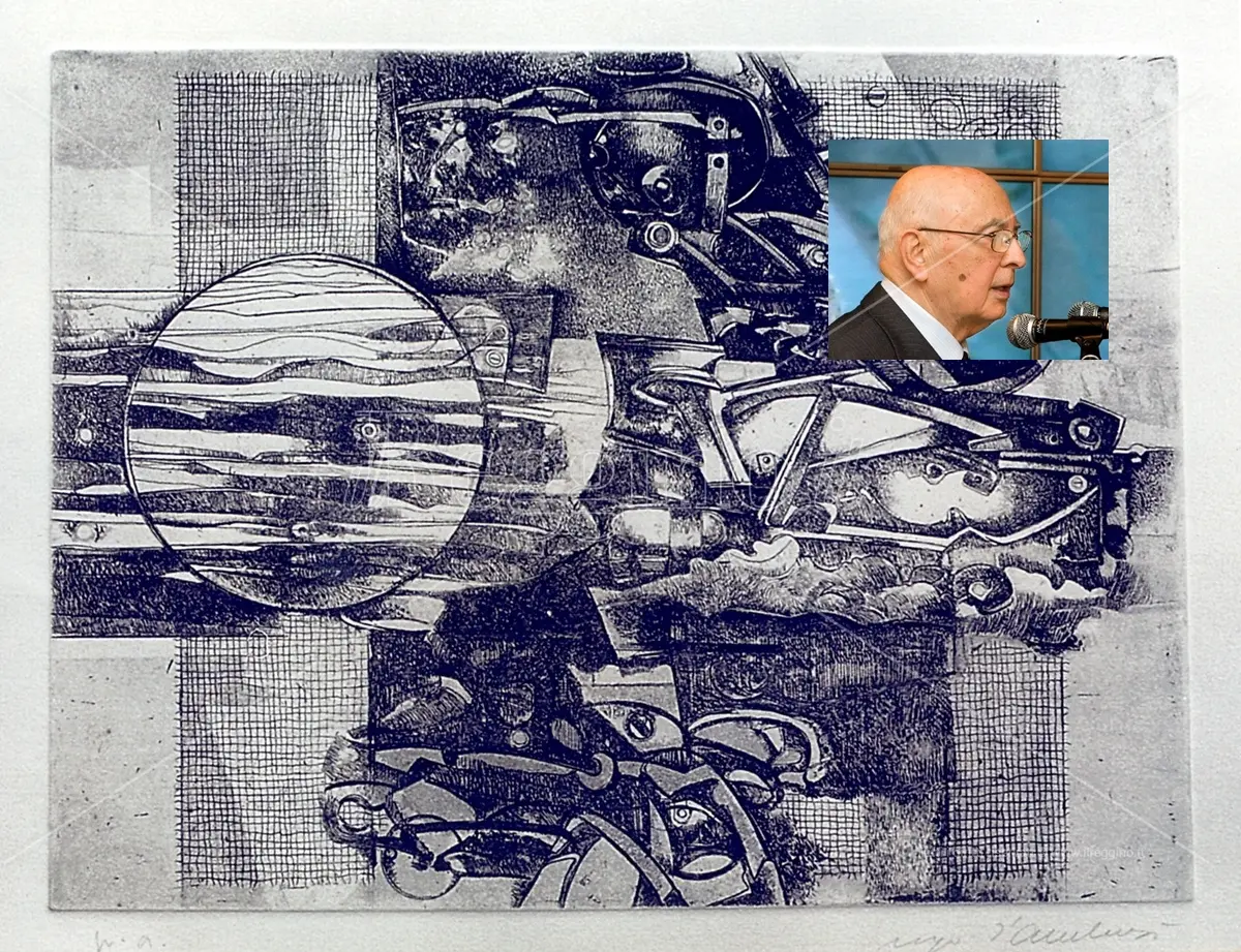 Reggio, Tina Parisi: «Il presidente Napolitano apprezzò molto l’incisione donata da mio marito, Ugo D’Ambrosi»