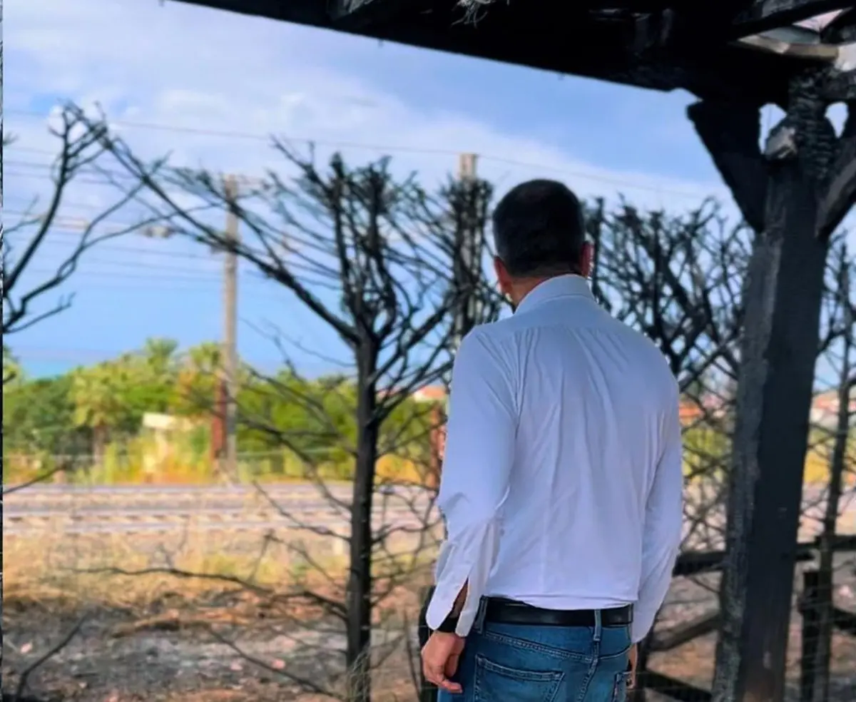 Incendio nella proprietà di Occhiuto, la solidarietà del mondo politico istituzionale
