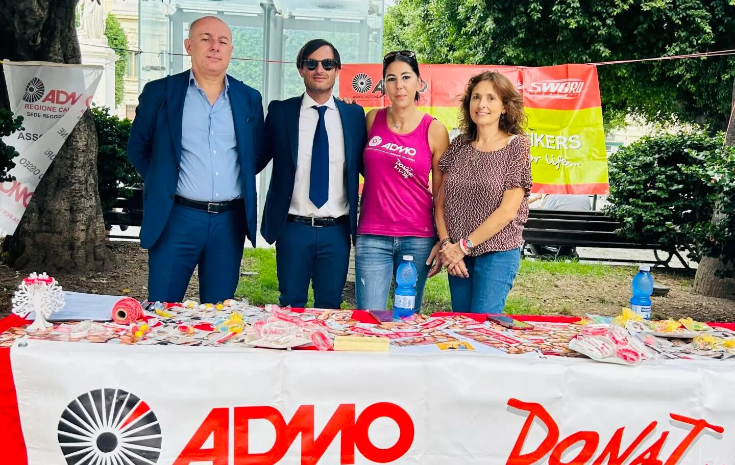 Reggio, a Piazza Italia l’’Associazione Donatori Midollo Osseo presente per sensibilizzare i cittadini