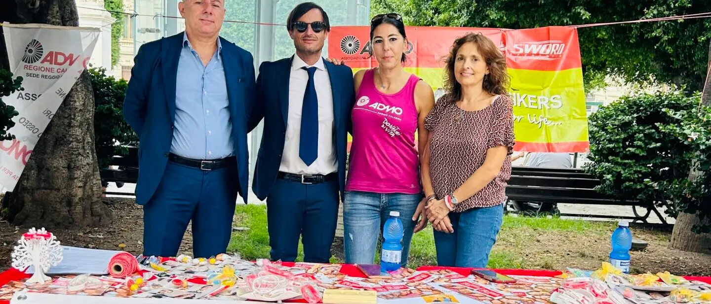Reggio, a Piazza Italia l’’Associazione Donatori Midollo Osseo presente per sensibilizzare i cittadini