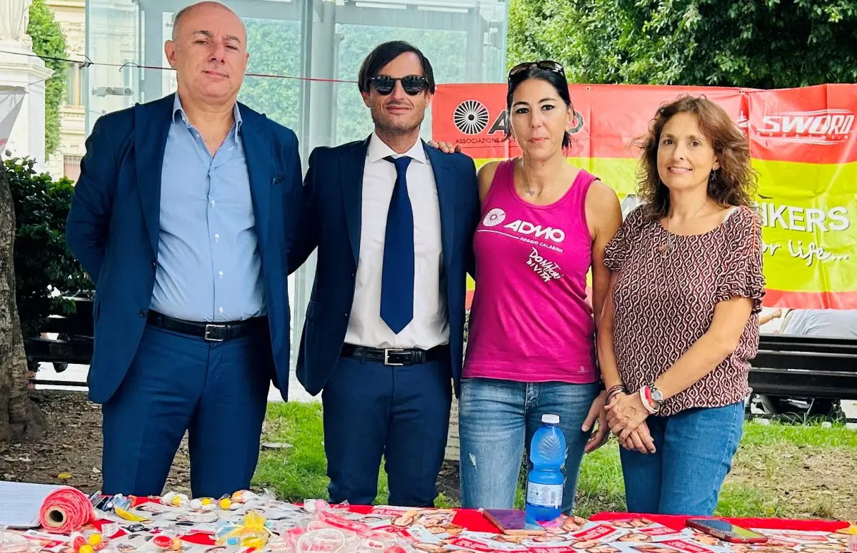 Reggio, a piazza Italia le iniziative dell'Associazione donatori midollo osseo